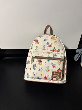 Loungefly Disney Pets & Florals Mini Backpack